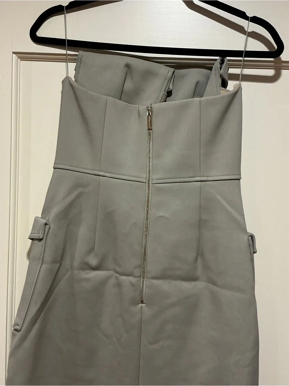 🔥CLEARANCE🔥 NWOT Dion Lee Strapless Cargo Pocket Midi Dress in Green, Size US 6 - Picture 7 of 8